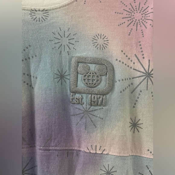 2 Spirit Jersey Disneyland Resort 100 Years Of Wonder Disney Size Medium tie dye - Picture 10 of 14